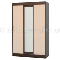 БАСЯ Шкаф (Дуб беленый/Венге) в Коротчаево - korotchaevo.mebel24.online | фото