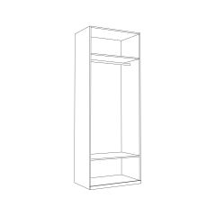 Шкаф для одежды 13.329 Валенсия в Коротчаево - korotchaevo.mebel24.online | фото 2