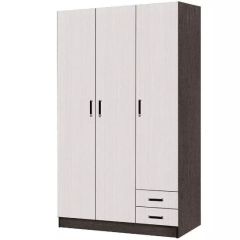 Шкаф распашной Эконом (Венге/Дуб Белфорд) в Коротчаево - korotchaevo.mebel24.online | фото