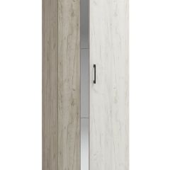 Шкаф Эмма (Дуб Крафт серый/белый) в Коротчаево - korotchaevo.mebel24.online | фото