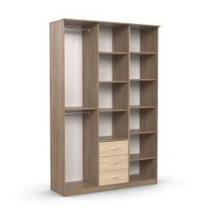 Шкаф комбинированный Дуэт Люкс без зеркала в Коротчаево - korotchaevo.mebel24.online | фото 2