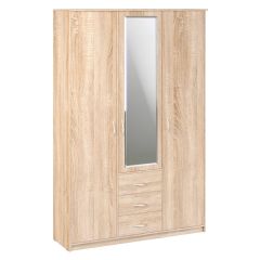 Шкаф комбинированный Дуэт Люкс с зеркалом в Коротчаево - korotchaevo.mebel24.online | фото 2
