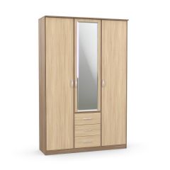 Шкаф комбинированный Дуэт Люкс с зеркалом в Коротчаево - korotchaevo.mebel24.online | фото 4