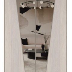 Шкаф-купе 1300 серии SILVER S1+S1+B2+PL2 (2 ящика+1 штанга+1 полка) профиль «Серебро» в Коротчаево - korotchaevo.mebel24.online | фото 12