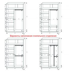 Шкаф-купе 1400 серии SOFT D1+D3+B2+PL1 (2 ящика+1штанга) профиль «Графит» в Коротчаево - korotchaevo.mebel24.online | фото 7