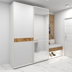 Шкаф-купе 1400 серии SOFT D6+D4+B2+PL2 (2 ящика+1штанга+1 полка) профиль «Капучино» в Коротчаево - korotchaevo.mebel24.online | фото 4