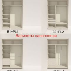 Шкаф-купе 1400 серии SOFT D6+D4+B2+PL2 (2 ящика+1штанга+1 полка) профиль «Капучино» в Коротчаево - korotchaevo.mebel24.online | фото 7