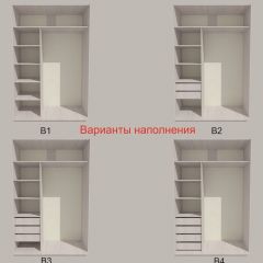 Шкаф-купе 1500 серии SILVER S4+S3Z+B2+PL1 (2 ящика+1 штанга) профиль «Серебро» в Коротчаево - korotchaevo.mebel24.online | фото 5