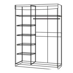 Шкаф-купе 1600 без зеркала "Мария-Луиза 6.16" в Коротчаево - korotchaevo.mebel24.online | фото 4