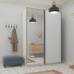 Шкаф-купе 1600 серии SOFT D1+D3+B2+PL1 (2 ящика+1штанга) профиль «Графит» в Коротчаево - korotchaevo.mebel24.online | фото