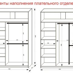 Шкаф-купе 1600 серии SOFT D6+D4+B2+PL2 (2 ящика+1штанга+1 полка) профиль «Капучино» в Коротчаево - korotchaevo.mebel24.online | фото 9