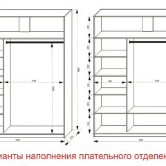 Шкаф-купе 1800 серии SOFT D1+D3+B2+PL1 (2 ящика+1штанга) профиль «Графит» в Коротчаево - korotchaevo.mebel24.online | фото 6