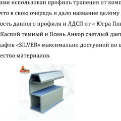 Шкаф-купе 1950 серии SILVER S5+S5+S5 B22+PL4 (по 2 ящика лев/прав+F обр.штанга) профиль «Серебро» в Коротчаево - korotchaevo.mebel24.online | фото 4