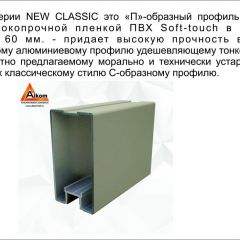 Шкаф-купе 2150 серии NEW CLASSIC K6Z+K1+K6+B22+PL1 (по 2 ящика лев/прав+1 штанга) профиль «Капучино» в Коротчаево - korotchaevo.mebel24.online | фото 17