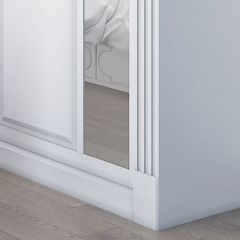 Шкаф-купе 2150 серии NEW CLASSIC K6Z+K1+K6+B22+PL2(по 2 ящика лев/прав+1 штанга+1 полка) профиль «Капучино» в Коротчаево - korotchaevo.mebel24.online | фото 5
