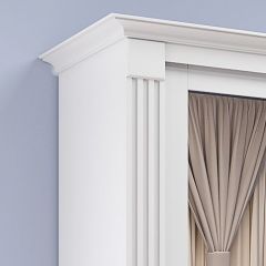 Шкаф-купе 2450 серии NEW CLASSIC K1+K1+K1+B22+PL4 (по 2 ящика лев/прав+F обр.штанга) профиль «Капучино» в Коротчаево - korotchaevo.mebel24.online | фото 4