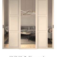 Шкаф-купе 2450 серии NEW CLASSIC K1+K1+K1+B22+PL4 (по 2 ящика лев/прав+F обр.штанга) профиль «Капучино» в Коротчаево - korotchaevo.mebel24.online | фото 15