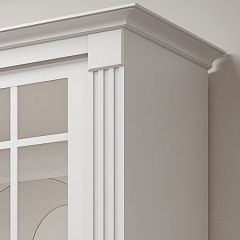 Шкаф-купе 2450 серии NEW CLASSIC K5+K5+K5+B22+PL3 (по 2 ящика лев/прав+1 штанга+1полка) профиль «Капучино» в Коротчаево - korotchaevo.mebel24.online | фото 4