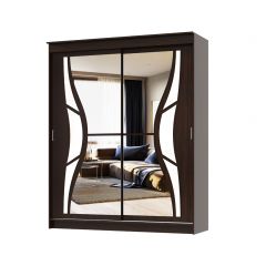 Шкаф-купе Бабочка 2.0 серия Альянс (Венге) в Коротчаево - korotchaevo.mebel24.online | фото