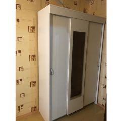 Шкаф-купе Бассо 1300 (Белый) в Коротчаево - korotchaevo.mebel24.online | фото 3