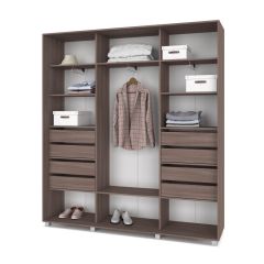 МАРТИН Шкаф-купе Шимо темный (2000*450) М401 в Коротчаево - korotchaevo.mebel24.online | фото 4