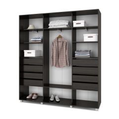 МАРТИН Шкаф-купе Венге (2200*450) М421 в Коротчаево - korotchaevo.mebel24.online | фото 4