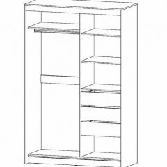 РИВЬЕРА Шкаф-купе 2х створчатый в Коротчаево - korotchaevo.mebel24.online | фото 2