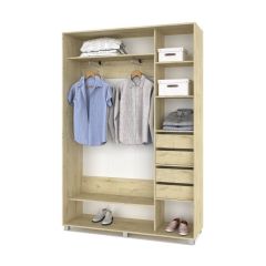 РОЛАНД Шкаф-купе Ирландский дуб (450*1400) Р441 в Коротчаево - korotchaevo.mebel24.online | фото 5