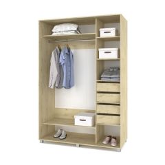 РОЛАНД Шкаф-купе Ирландский дуб (600*1700) Р671 в Коротчаево - korotchaevo.mebel24.online | фото 4
