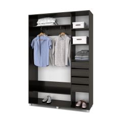 РОЛАНД Шкаф-купе с зеркалами Венге (450*1800) Р483 в Коротчаево - korotchaevo.mebel24.online | фото 4