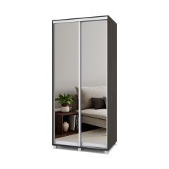 РОЛАНД Шкаф-купе с зеркалами Венге (600*1000) Р603 в Коротчаево - korotchaevo.mebel24.online | фото