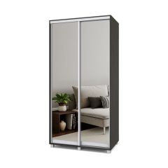 РОЛАНД Шкаф-купе с зеркалами Венге (600*1100) Р613 в Коротчаево - korotchaevo.mebel24.online | фото