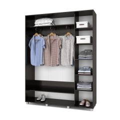 РОЛАНД Шкаф-купе с зеркалом Венге (450*1700) Р472 в Коротчаево - korotchaevo.mebel24.online | фото 3