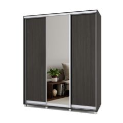 РОЛАНД Шкаф-купе с зеркалом Венге (600*1800) Р682 в Коротчаево - korotchaevo.mebel24.online | фото