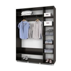 РОЛАНД Шкаф-купе Венге (450*1600) Р461 в Коротчаево - korotchaevo.mebel24.online | фото 3