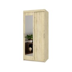 ТОМАС Шкаф-купе с зеркалом Ирландский дуб Т22 в Коротчаево - korotchaevo.mebel24.online | фото