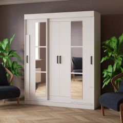 Шкаф-купе ТВИСТ Белый в Коротчаево - korotchaevo.mebel24.online | фото