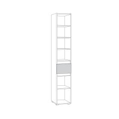 Шкаф с ящиком 13.202 Сидней в Коротчаево - korotchaevo.mebel24.online | фото 2