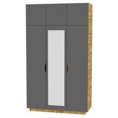 Шкаф с зеркалом "Аврора (H21_M)" в Коротчаево - korotchaevo.mebel24.online | фото 19