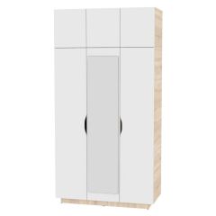 Шкаф с зеркалом "Аврора (H23_M)" в Коротчаево - korotchaevo.mebel24.online | фото