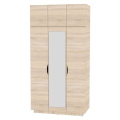 Шкаф с зеркалом "Аврора (H23_M)" в Коротчаево - korotchaevo.mebel24.online | фото 5
