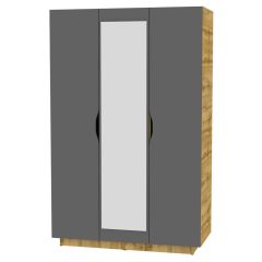 Шкаф с зеркалом "Аврора (H24_M)" в Коротчаево - korotchaevo.mebel24.online | фото 2