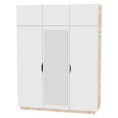Шкаф с зеркалом "Аврора (H29_M)" в Коротчаево - korotchaevo.mebel24.online | фото 3