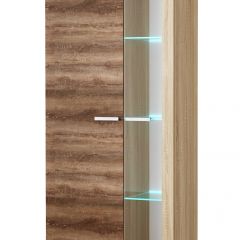 СОНАТА Шкаф ШВС-800 (Дуб сонома/Дуб сакраменто) в Коротчаево - korotchaevo.mebel24.online | фото