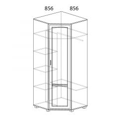 Шкаф угловой №243 Белла в Коротчаево - korotchaevo.mebel24.online | фото 2