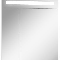 Шкаф-зеркало Аврора 65 с подсветкой LED Домино (DV8006HZ) в Коротчаево - korotchaevo.mebel24.online | фото