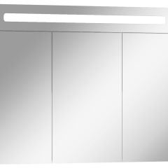 Шкаф-зеркало Аврора 85 с подсветкой LED Домино (DV8010HZ) в Коротчаево - korotchaevo.mebel24.online | фото