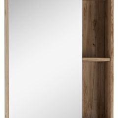 Шкаф-зеркало Craft 60 левый/правый Домино (DCr2203HZ) в Коротчаево - korotchaevo.mebel24.online | фото