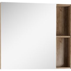 Шкаф-зеркало Craft 80 левый/правый Домино (DCr2204HZ) в Коротчаево - korotchaevo.mebel24.online | фото