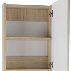 Шкаф-зеркало Мечта 50 Дуб сонома АЙСБЕРГ (DM2318HZ) в Коротчаево - korotchaevo.mebel24.online | фото 2